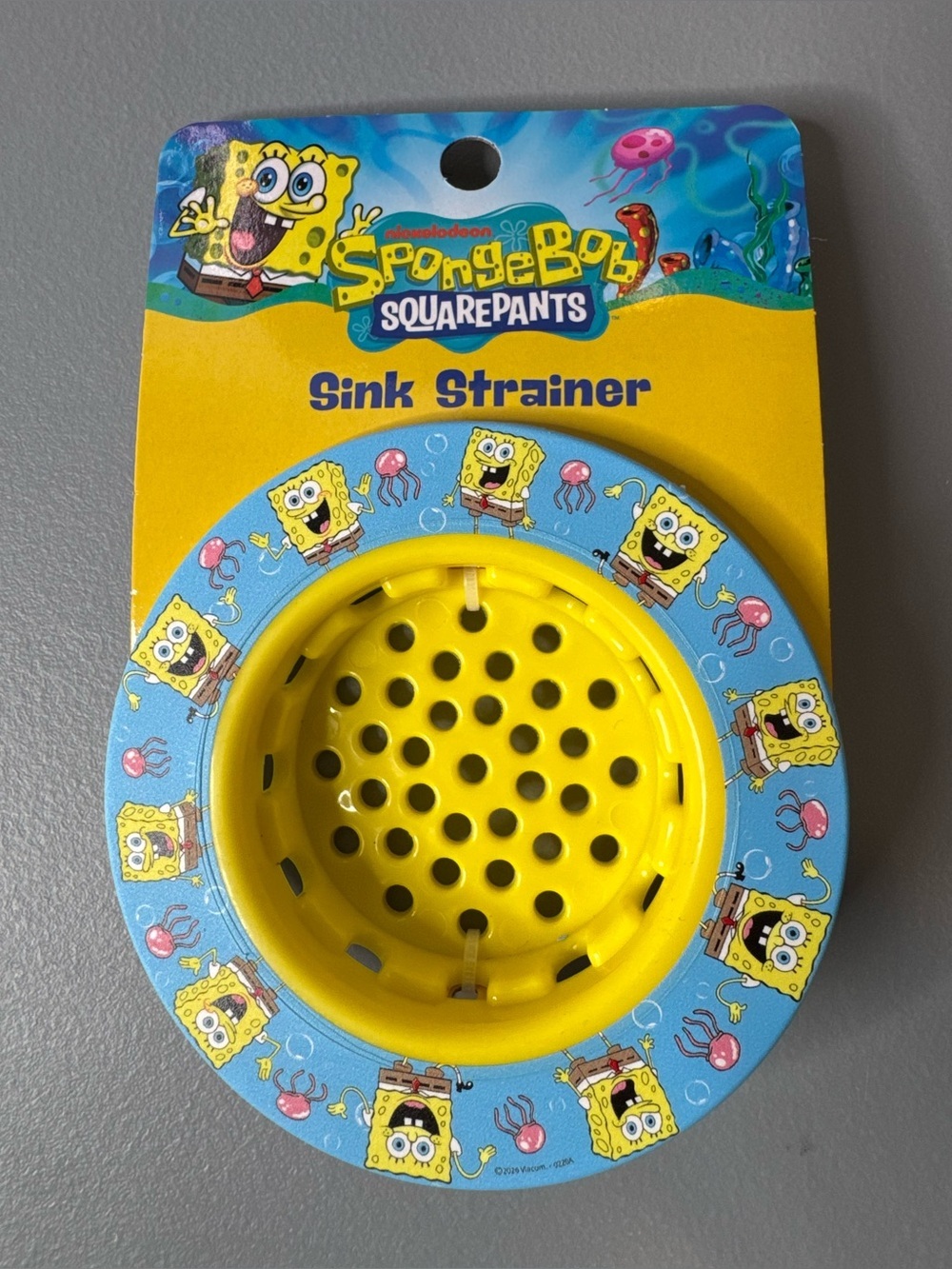 SpongeBob Squarepants Yellow & Blue Sink kitchen Strainer Accessory